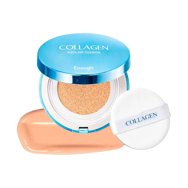Лёгкий сияющий кушон Enough Collagen Aqua Air Cushion SPF50+/PA+++
