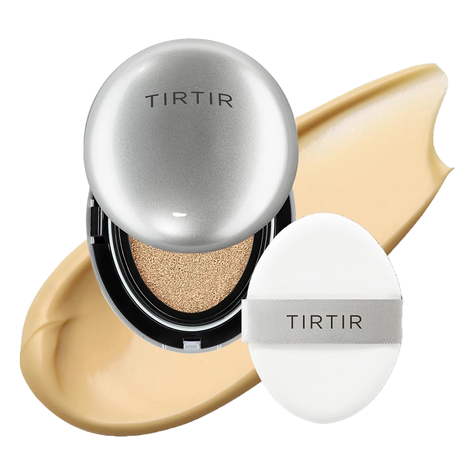 Gaisīgs kušons ar mirdzošu noslēguma akcentu TIRTIR Mask Fit Aura Cushion