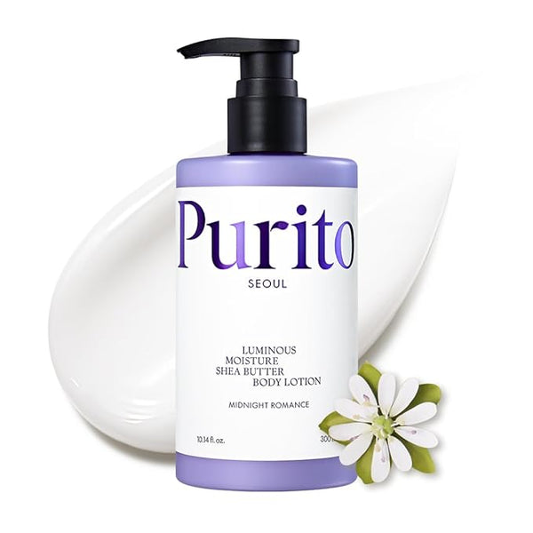 Parfimēts losjons ķermenim Purito Seoul Luminous Moisture Shea Butter Body Lotion Midnight Romance
