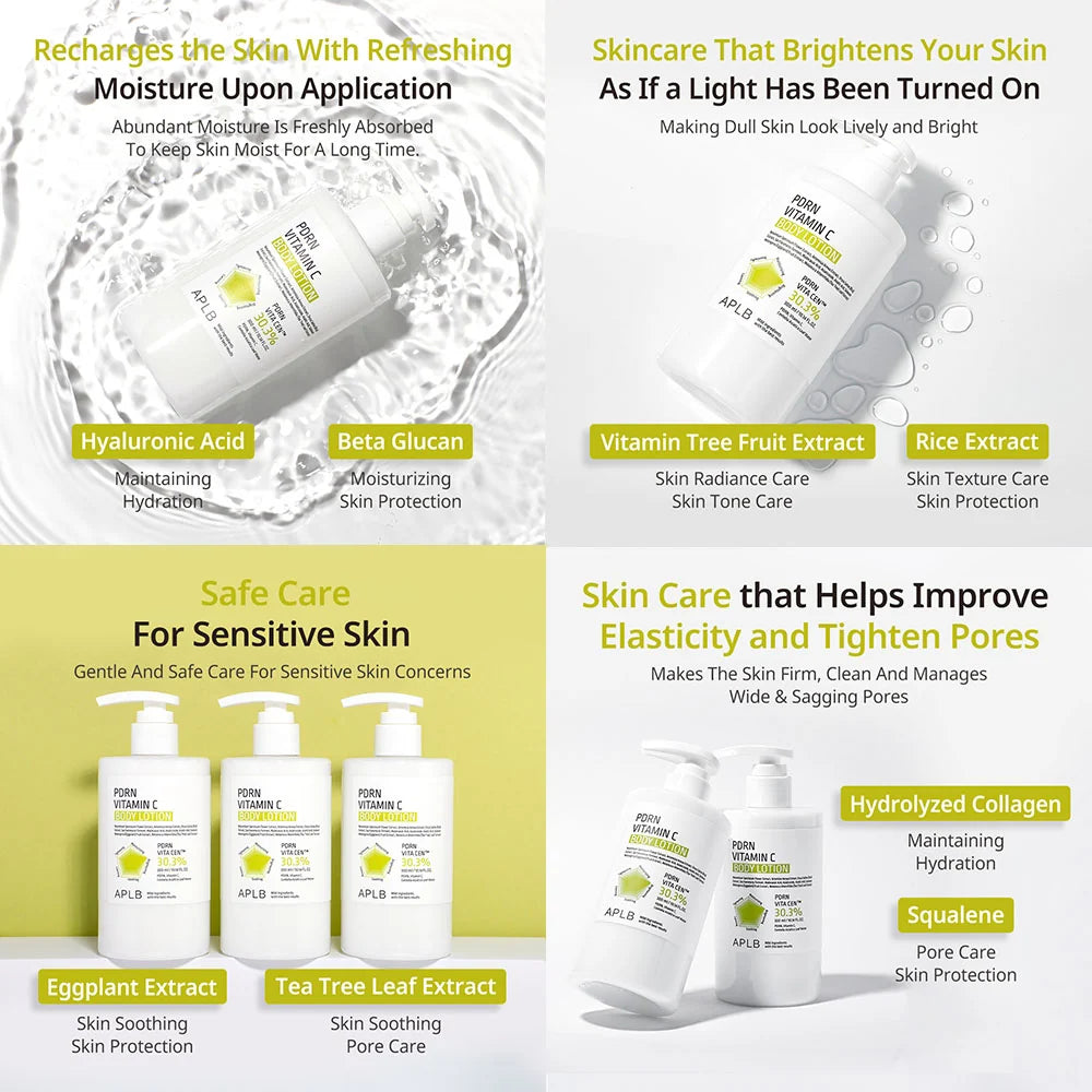 Лосьон для тела APLB PDRN Vitamin C Body Lotion