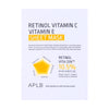 Питательная маска для лица с ретинолом и витаминами APLB Retinol Vitamin C Vitamin E Sheet Mask