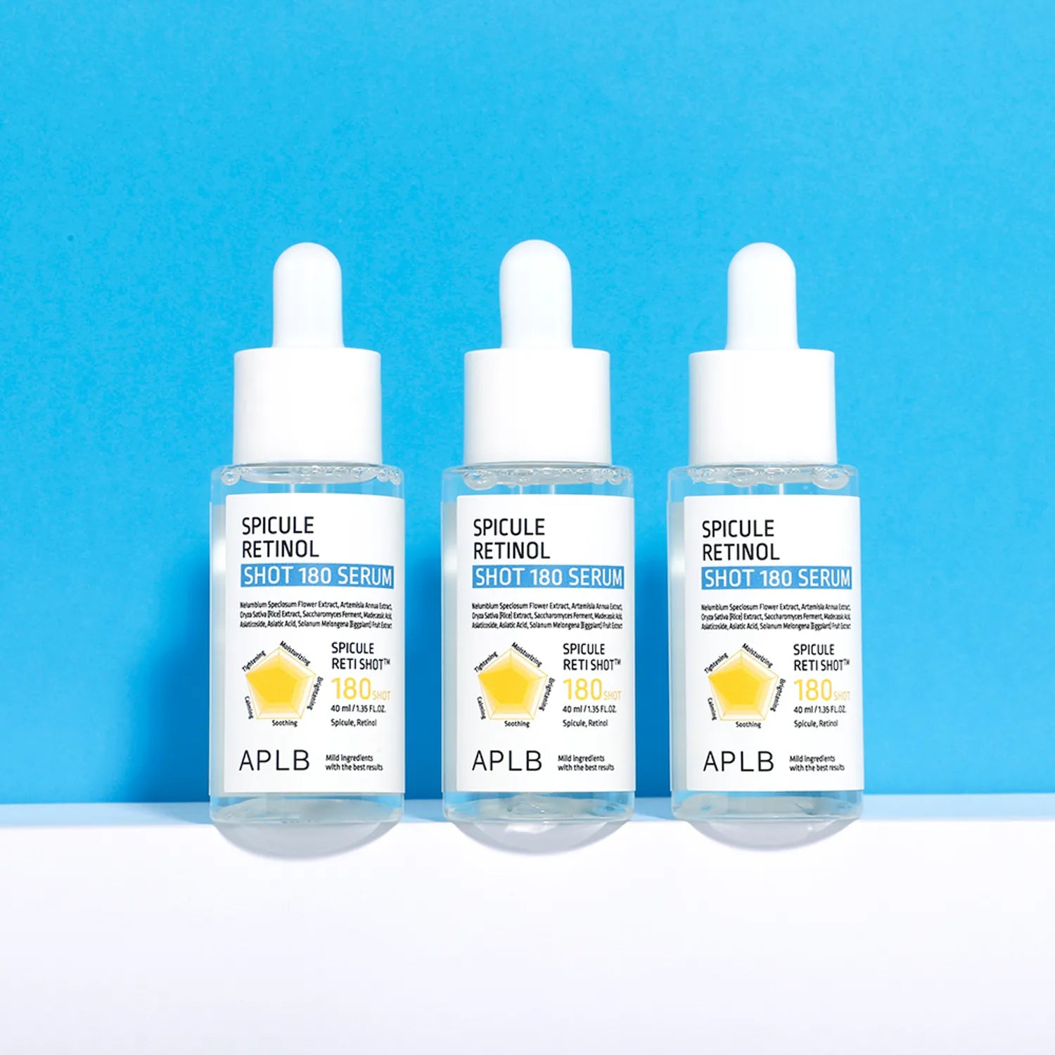 Восстанавливающая сыворотка с ретинолом и микроспикулами APLB Spicule Retinol Shot 180 Serum