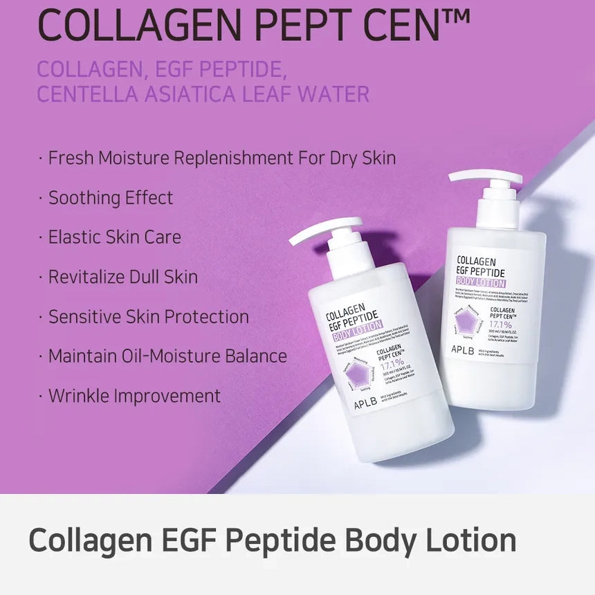 Укрепляющий уход для кожи тела APLB Collagen EGF Peptide Body Lotion