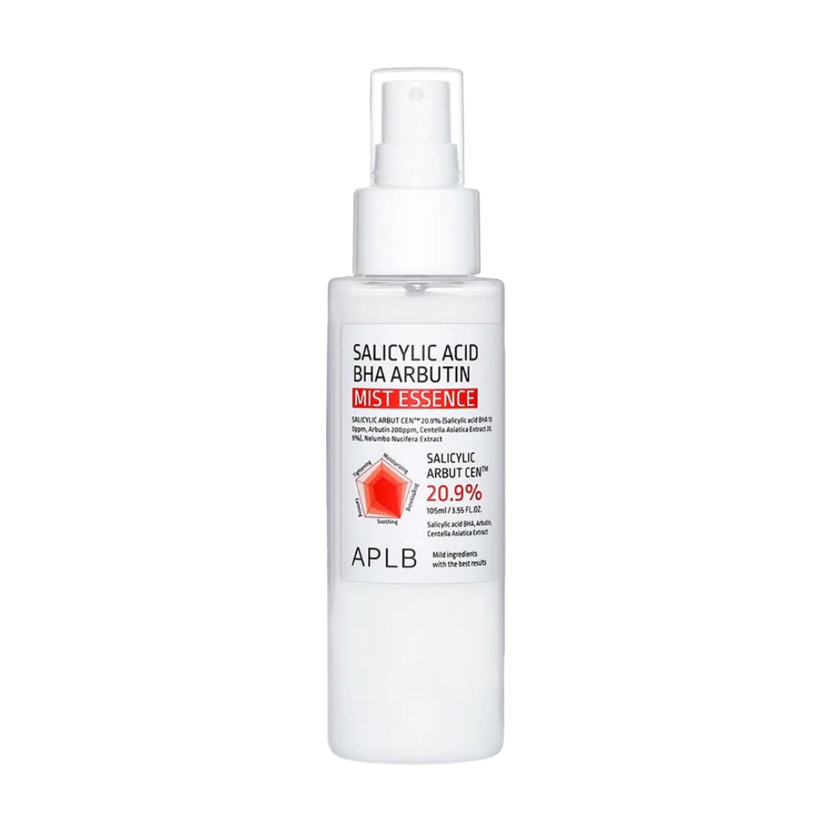 Освежающий мист-эссенция с арбутином и салициловой кислотой APLB Salicylic Acid BHA Arbutin Mist Essence