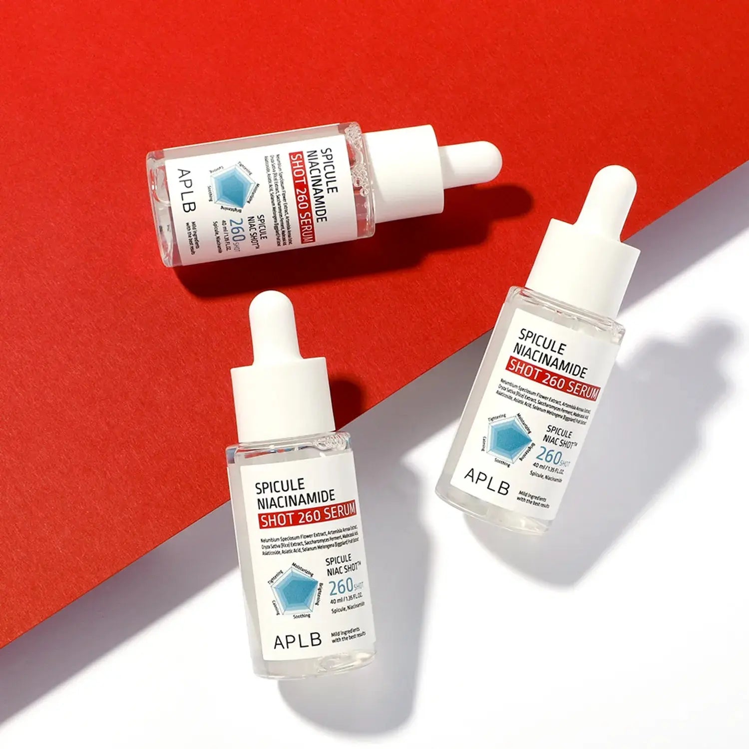 Kirkastav mikronõela seerum APLB Spicule Niacinamide Shot 260 Serum