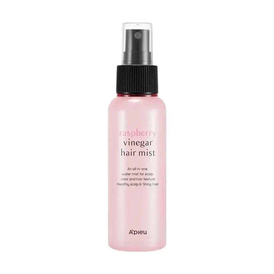 Izsmidzināmais līdzeklis spīduma piešķiršanai matiem ar etiķi A'pieu Raspberry Vinegar Hair Mist