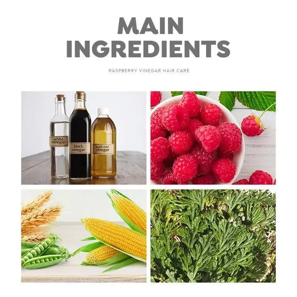 Nomierinošs balzams matiem un galvas ādai A'pieu Raspberry Vinegar Hair Treatment