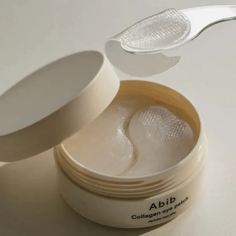 Hidrogela spilventiņi ar kolagēnu un Jērikas rozi Abib Collagen Eye Patch Jericho Rose Jelly