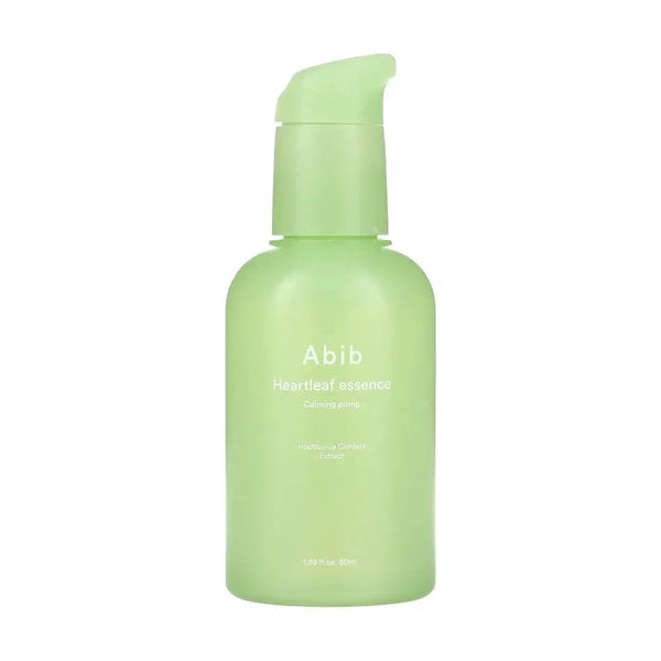 Nomierinoša ampulas esence ar houtūnijas ekstraktu Abib Heartleaf Essence Calming Pump
