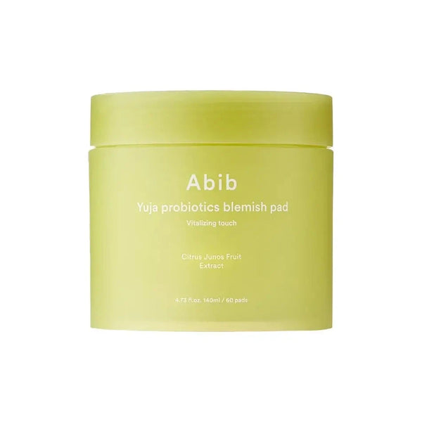 Balinošas plāksnītes ar juzu ekstraktu Abib Yuja Probiotics Blemish Pad Vitalizing Touch