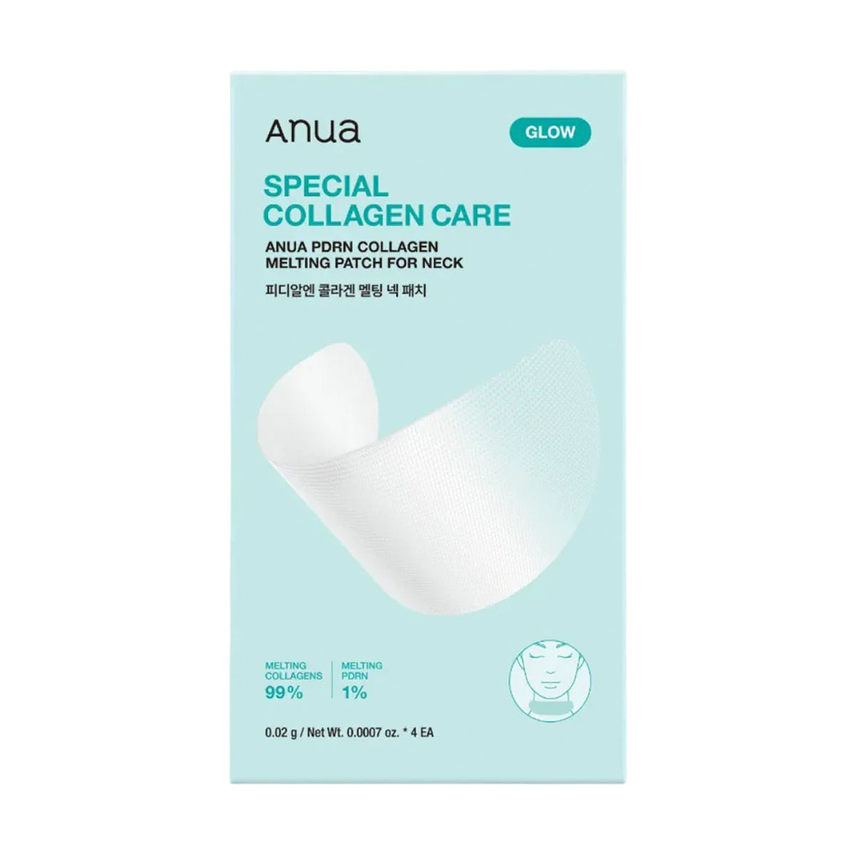 Тающие патчи для шеи Anua PDRN Collagen Melting Patch For Neck