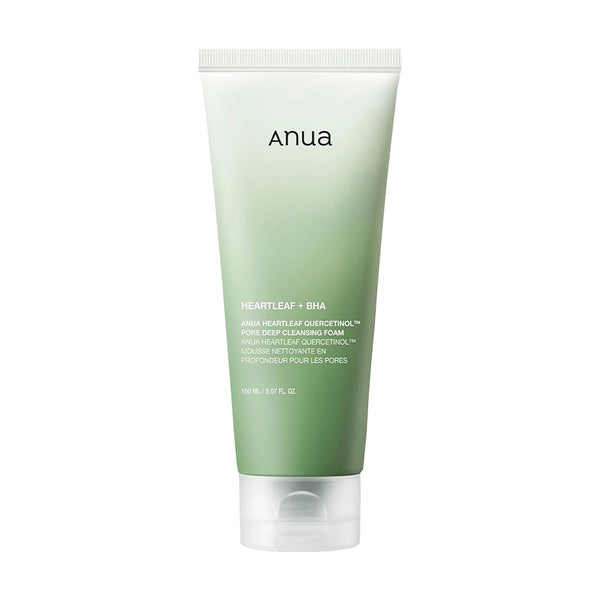Putiņas dziļai sejas mazgāšanai un attīrīšanai Anua Heartleaf Quercetinol Deep Pore Cleansing Foam