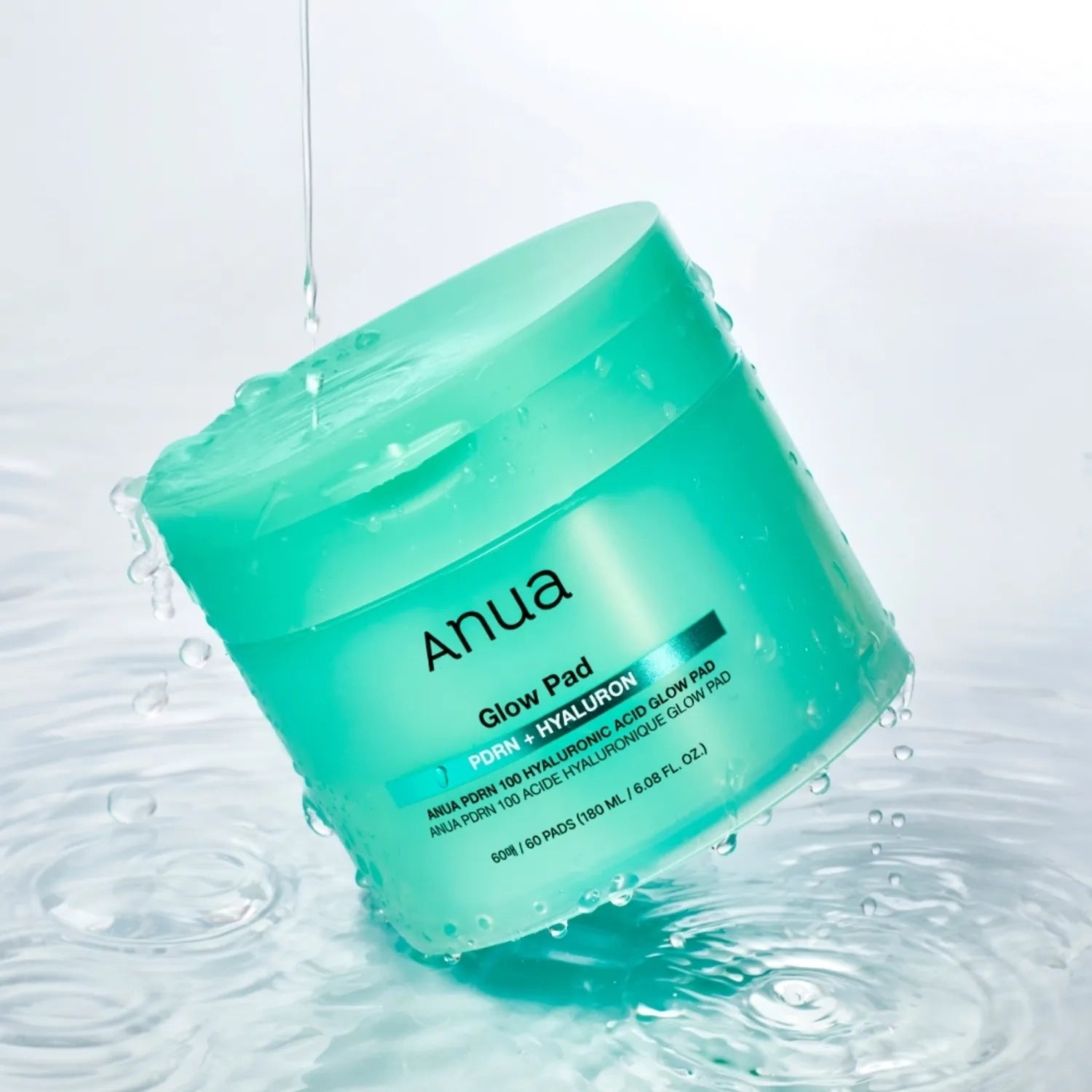 Divpusēji ar toniku piesūcināti spilventiņi mirdzuma piešķiršanai ādai Anua PDRN Hyaluronic Acid Glow Pad