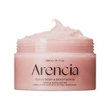 Õrn keha ja peanaha koorija lavendli ja pirniga Arencia Fresh Cloud Body & Scalp Scrub Lavender & Pear