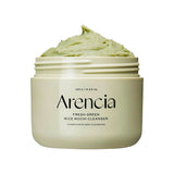 Мягкое очищающее средство с зелёным чаем и центеллой Arencia Fresh Green Rice Mochi Cleanser