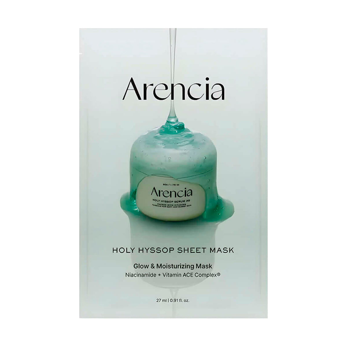 Увлажняющая тканевая маска Arencia Holy Hyssop Sheet Mask