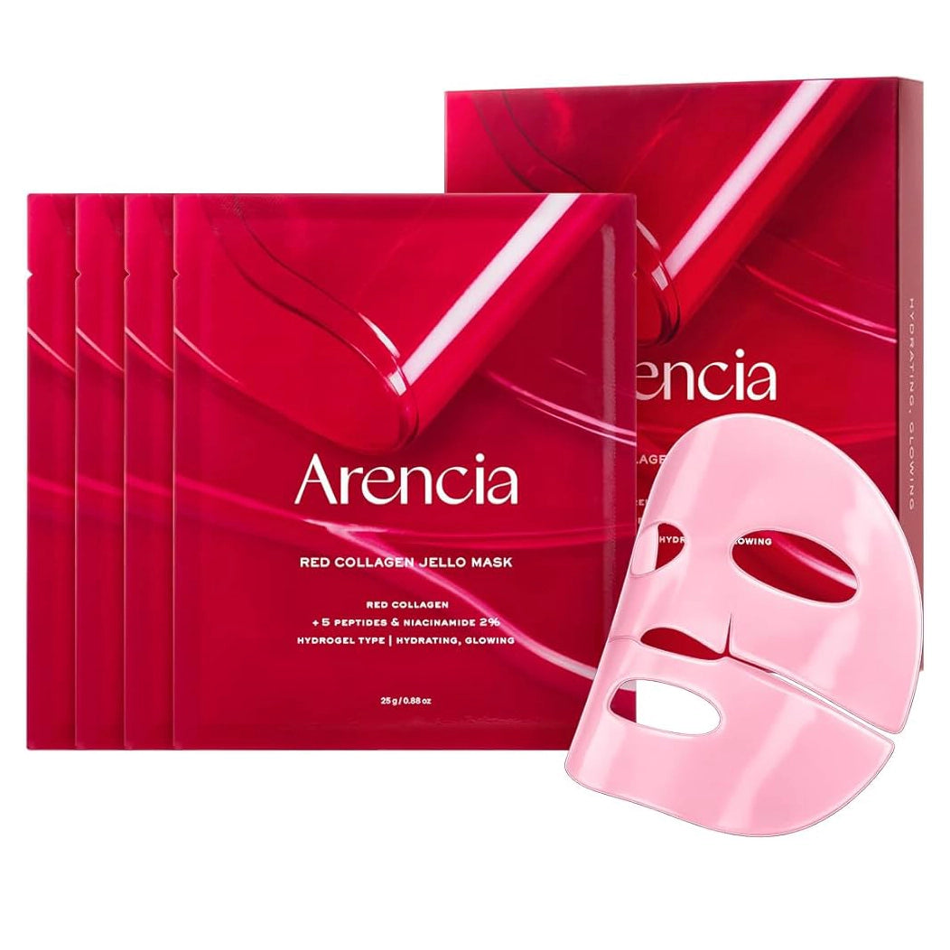 Укрепляющая гидрогелевая маска с коллагеном Arencia Red Collagen Jello Mask