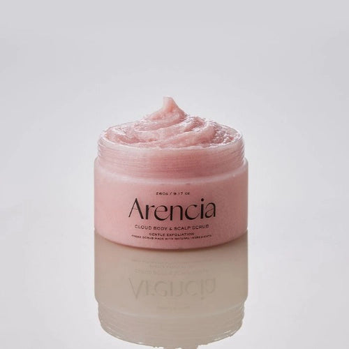 Õrn keha ja peanaha koorija lavendli ja pirniga Arencia Fresh Cloud Body & Scalp Scrub Lavender & Pear