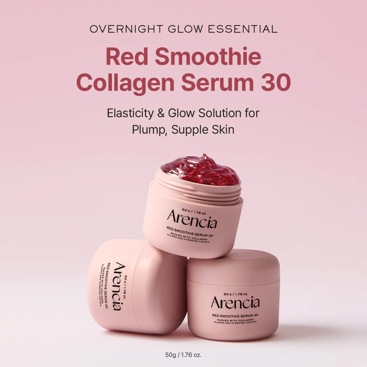 Гель-сыворотка с коллагеном Arencia Fresh Red Smoothie Serum 30