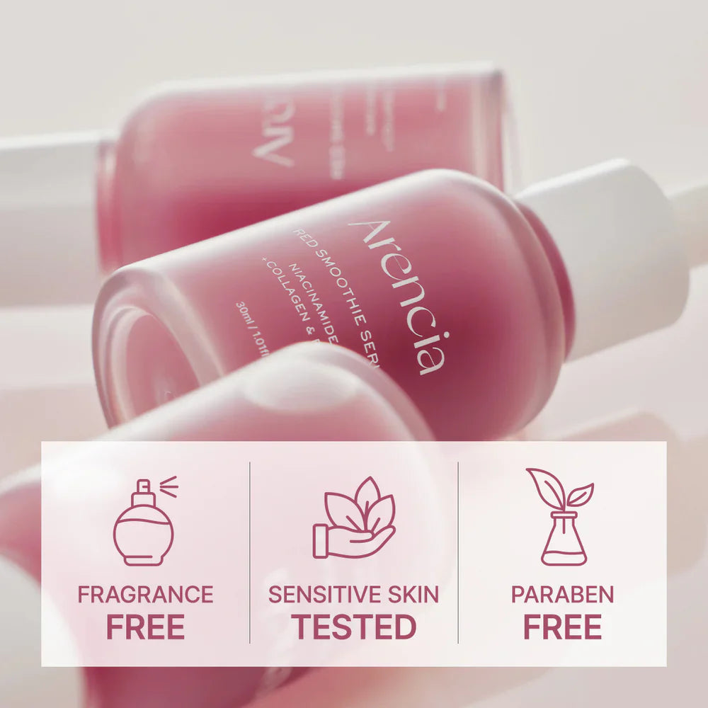 Сыворотка с ниацинамидом Arencia Fresh Red Smoothie Serum 8