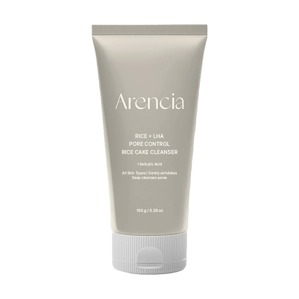 Пенка для глубокого очищения Arencia Rice + LHA Pore Control Rice Cake Cleanser