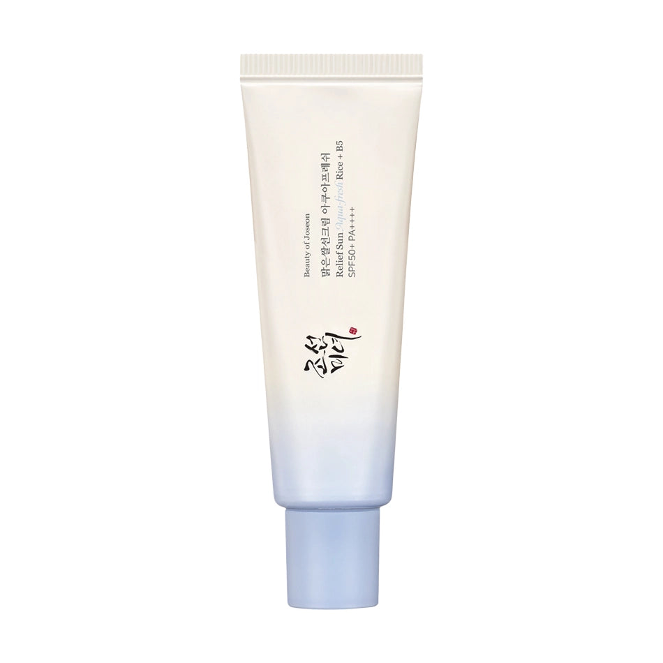 Gaisīgs saules aizsargkrēms ar pantenolu Beauty of Joseon Relief Sun Aqua-fresh Rice+B5 SPF50+ PA++++