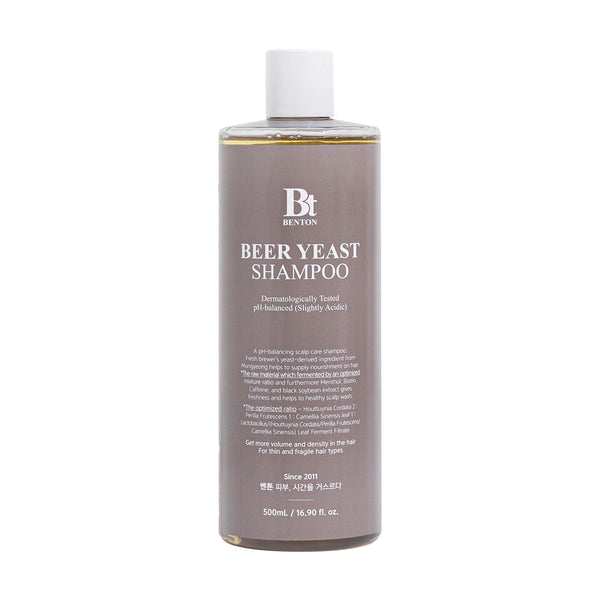 Укрепляющий шампунь с пивными дрожжами Benton Beer Yeast Shampoo