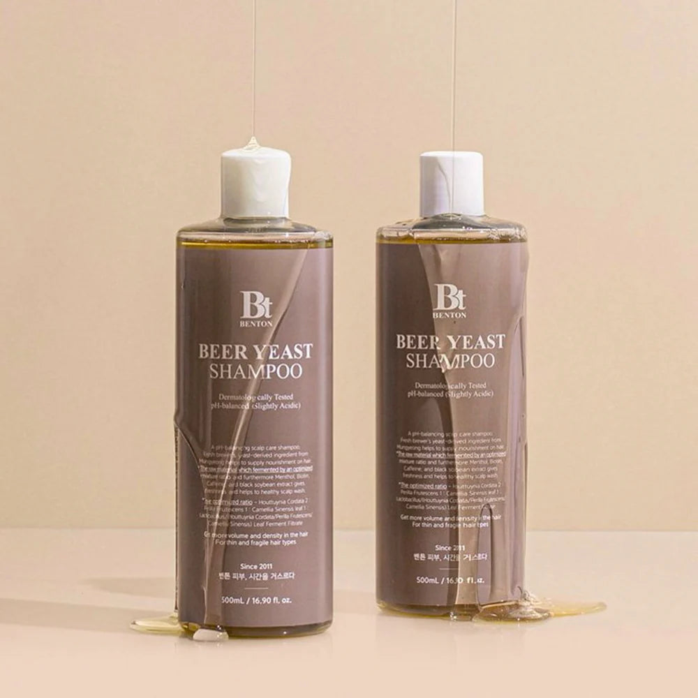 Укрепляющий шампунь с пивными дрожжами Benton Beer Yeast Shampoo