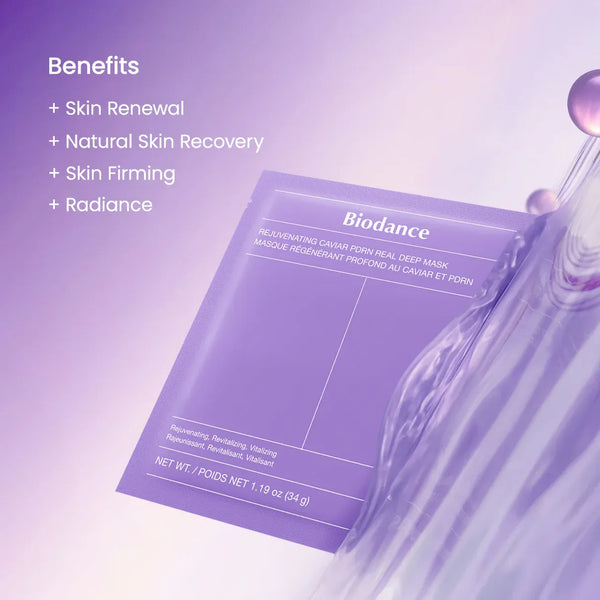 Ночная лифтинг-маска Biodance Rejuvenating Caviar PDRN Real Deep Mask