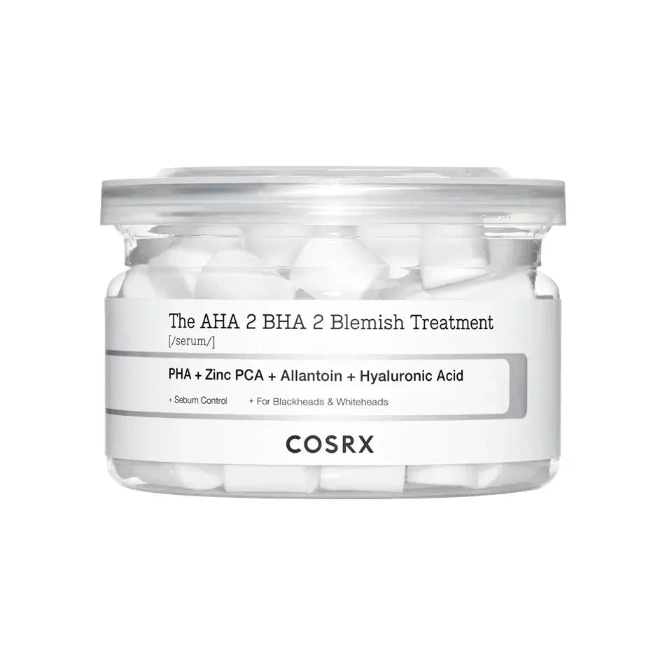 Punktveida pretiekaisuma serums Cosrx The AHA 2 BHA 2 Blemish Treatment Serum