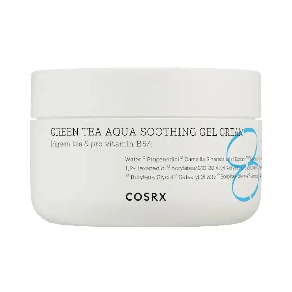 Nomierinošs gelveida krēms ar zaļo tēju COSRX Green Tea Aqua Soothing Gel Cream