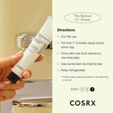 Pretnovecošanās krēms sejai ar retinolu COSRX The Retinol 0.1 Cream
