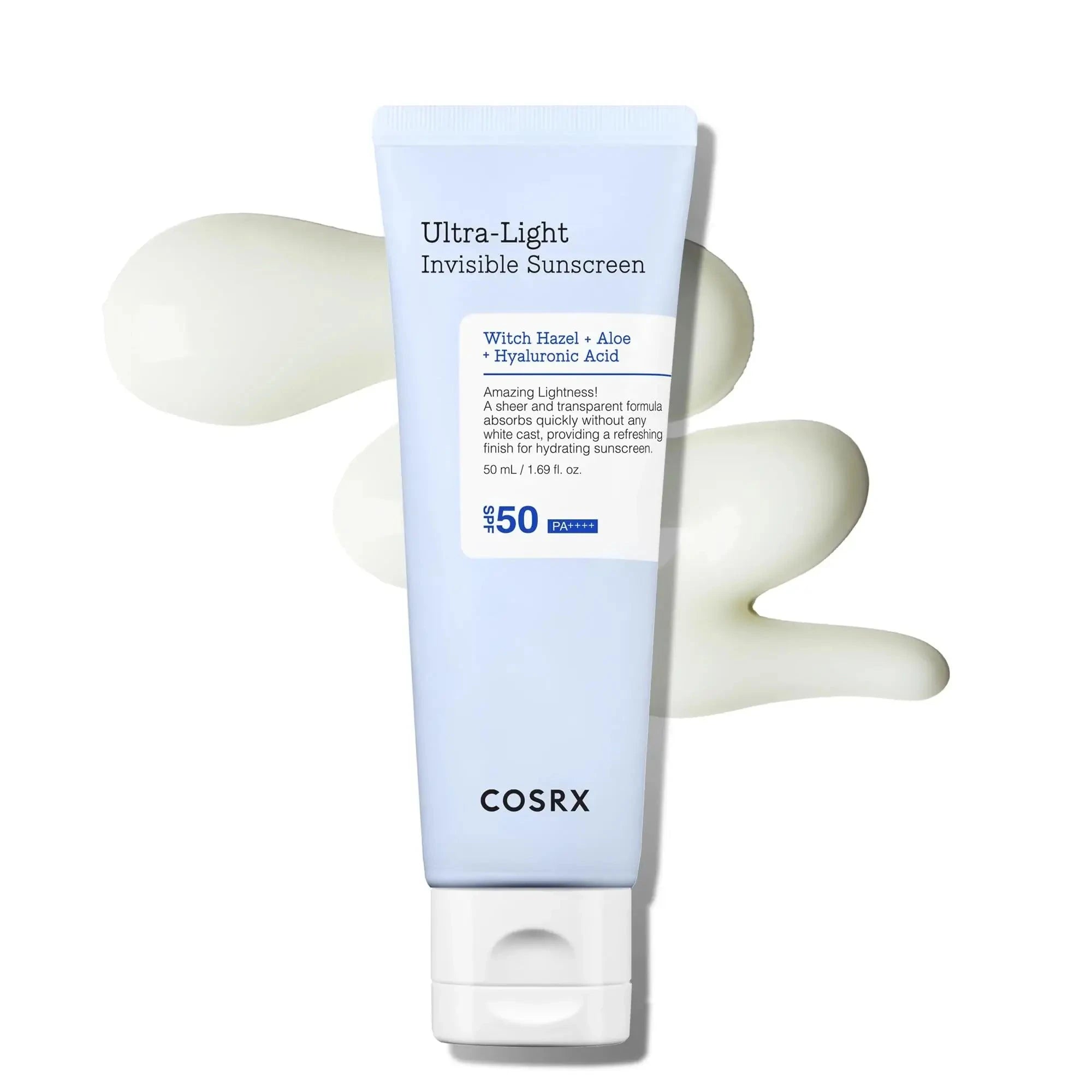 Gaisīgs saules aizsargkrēms ar burvju lazdu COSRX Ultra Light Invisible Sunscreen