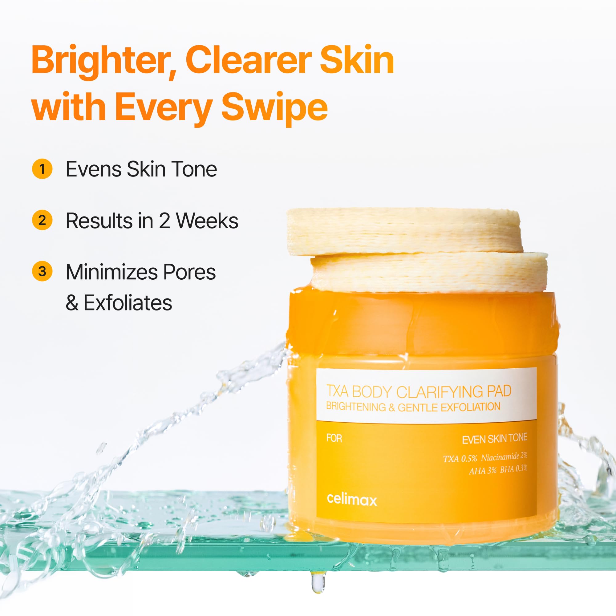 Пилинг-пэды для тела Celimax TXA Body Clarifying Pad
