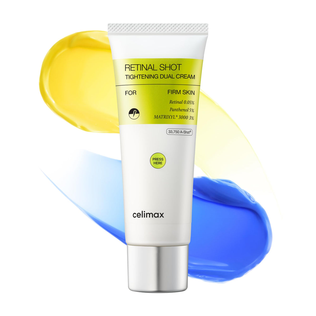 Ночной крем двойного действия Celimax The Vita-A Retinal Shot Tightening Dual Cream