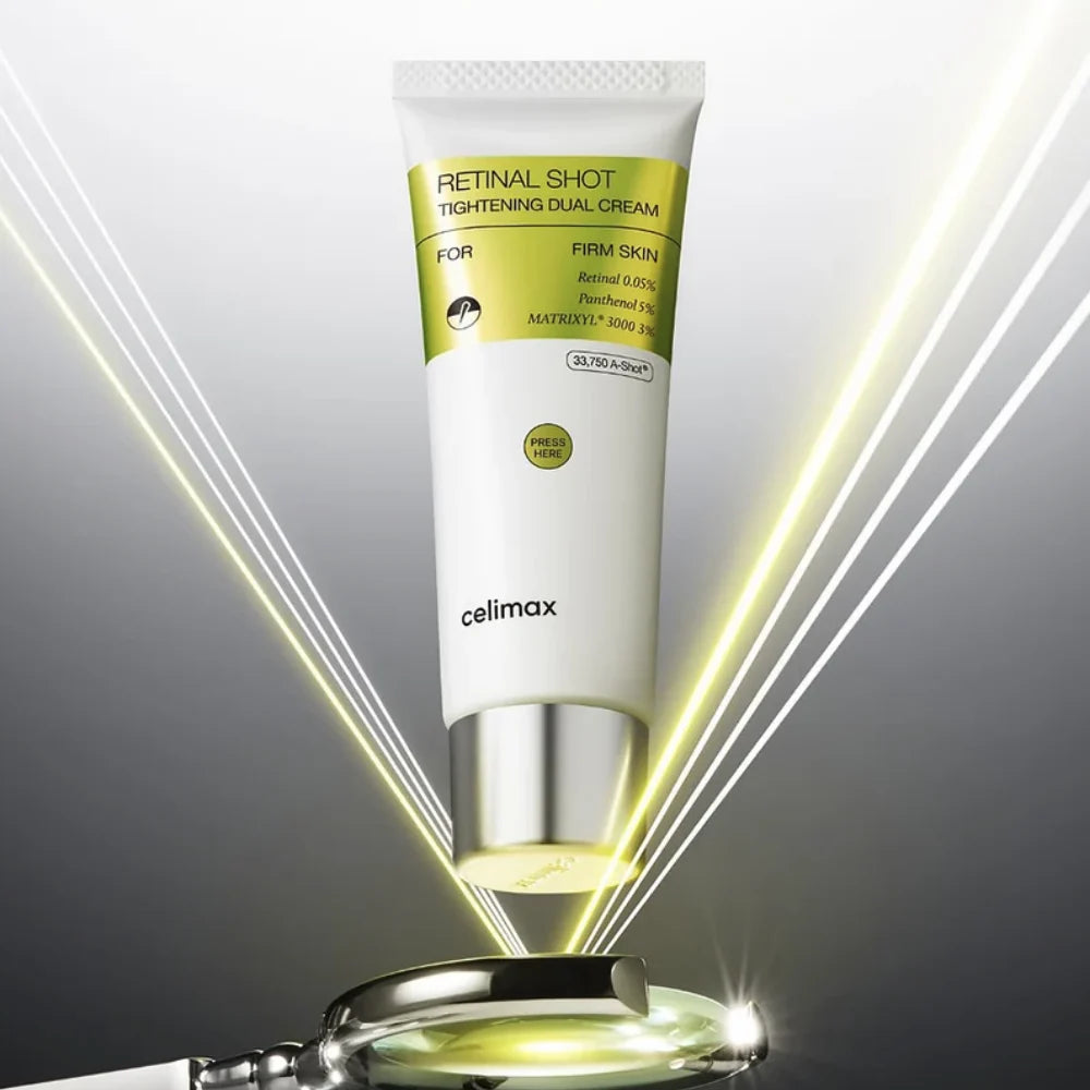 Ночной крем двойного действия Celimax The Vita-A Retinal Shot Tightening Dual Cream