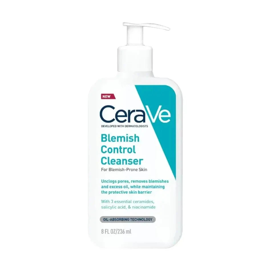 Attīrošs gels uz nepilnību veidošanos tendētai sejas un ķermeņa ādai CeraVe Blemish Control Cleanser