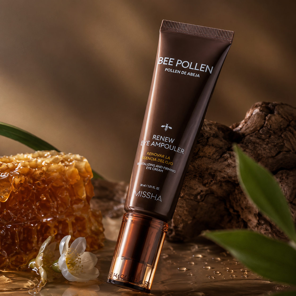 Восстанавливающий крем для век Missha Bee Pollen Renew Eye Ampouler
