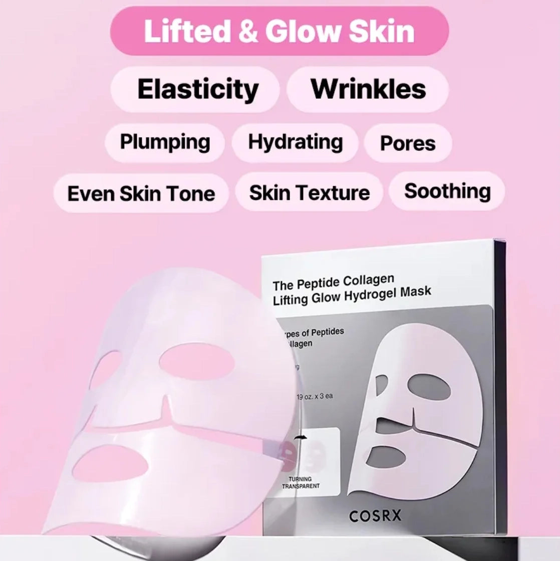 Гидрогелевая лифтинг-маска с пептидами Cosrx The Peptide Collagen Lifting Glow Hydrogel Mask