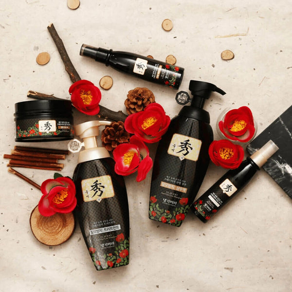 Barojoša maska matu izkrišanas novēršanai Daeng Gi Meo Ri Dlae Soo Intensive Nourishing Pack