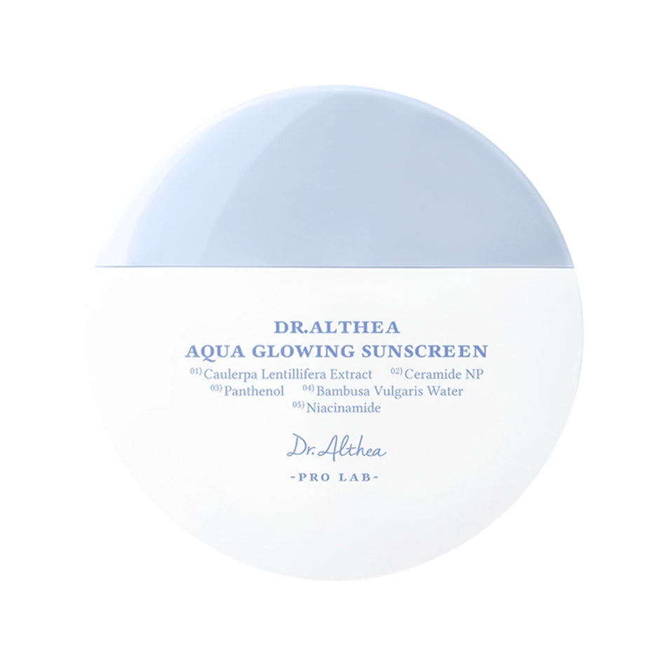 Mitrinošs saules aizsargkrēms Dr.Althea Aqua Glowing Sunscreen SPF50+ PA++++