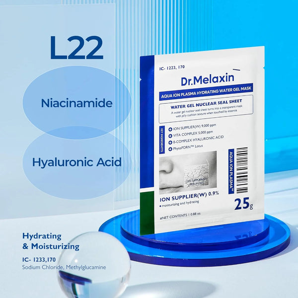 Интенсивно увлажняющая маска Dr.Melaxin Aqua Ion Plasma Water Gel Mask