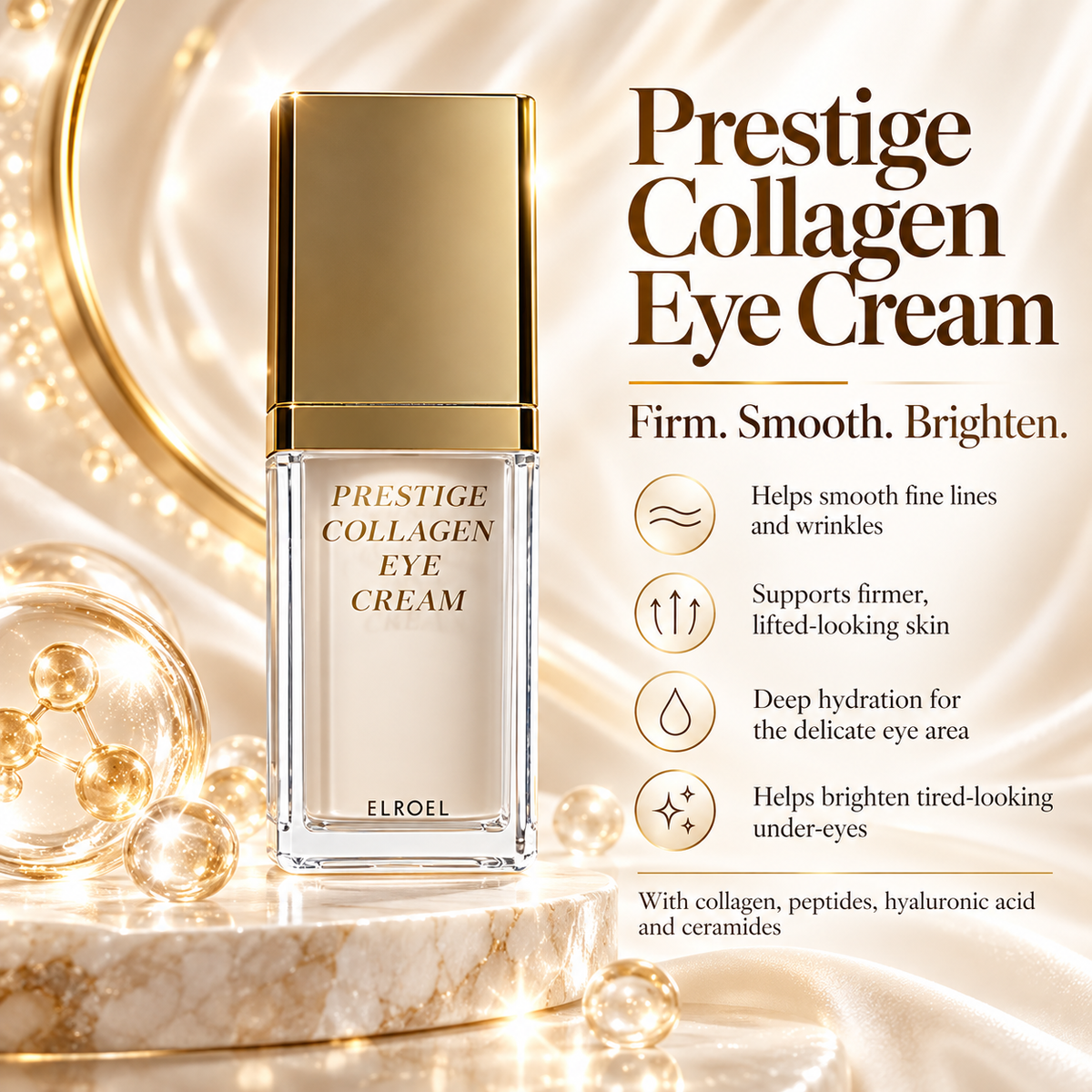 Крем для кожи вокруг глаз ELROEL Prestige Collagen Eye Cream