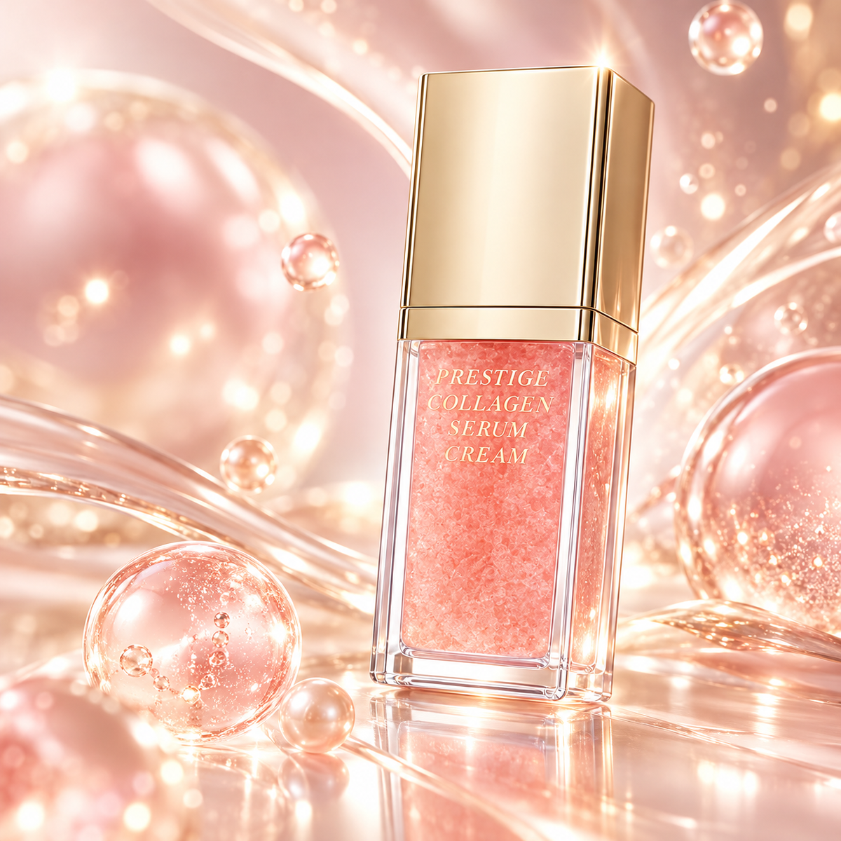Укрепляющая сыворотка для лица с коллагеном ELROEL Prestige Collagen Serum Cream