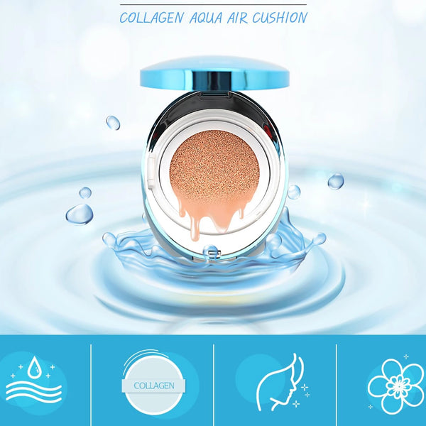 Лёгкий сияющий кушон Enough Collagen Aqua Air Cushion SPF50+/PA+++