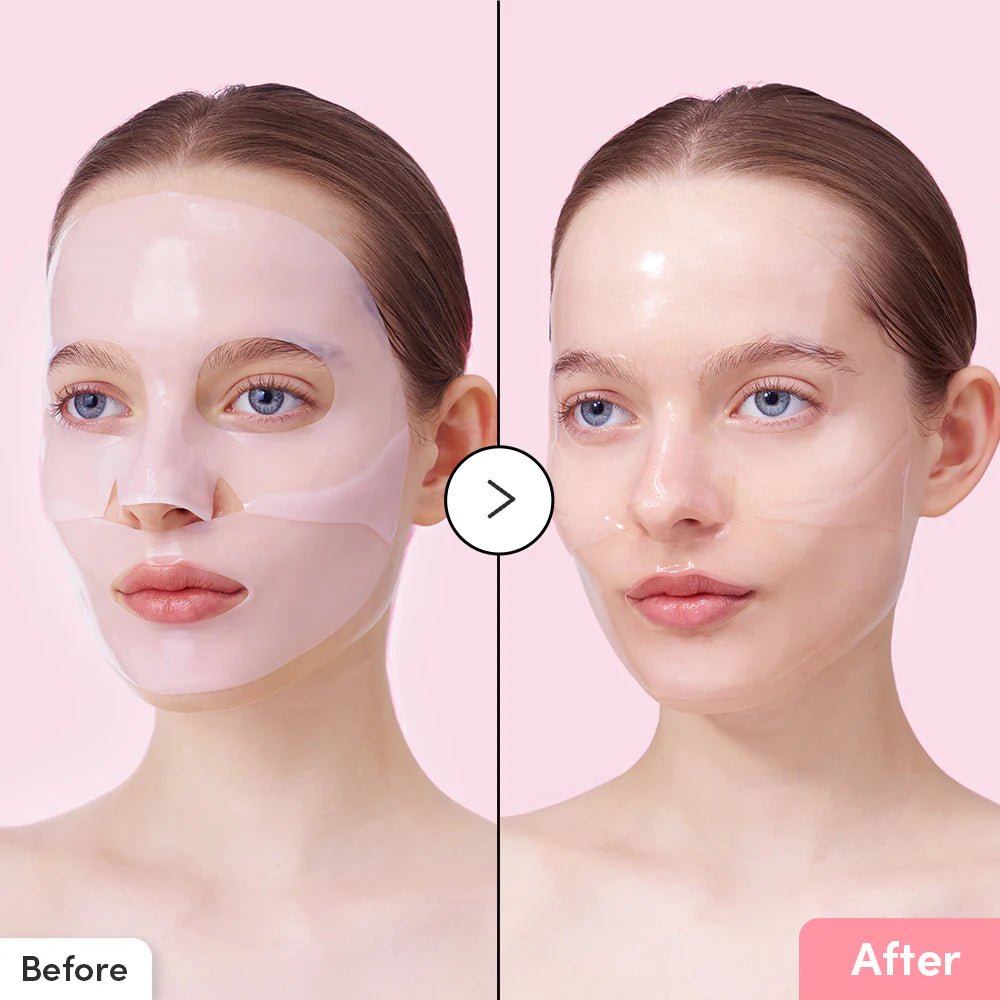 Коллагеновая маска для гладкости и упругости кожи EQQUALBERRY Collagen Pore Tight Up Hydrogel Mask