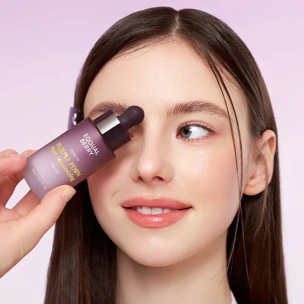 Poore vähendav ja nahka taastav seerum EQQUALBERRY Purple PDRN Pore Minimizing Serum