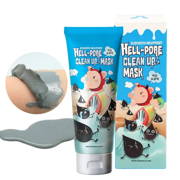 Plēves maska priekš poras attīrīšanas Elizavecca Milky Piggy Hell-Pore Clean Up Mask
