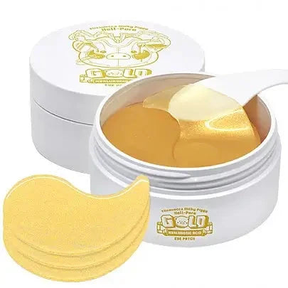Hidrogēla patči ar hialuronskābi Elizavecca Milky Piggy Hell Pore Gold Hyaluronic Acid Eye Patch
