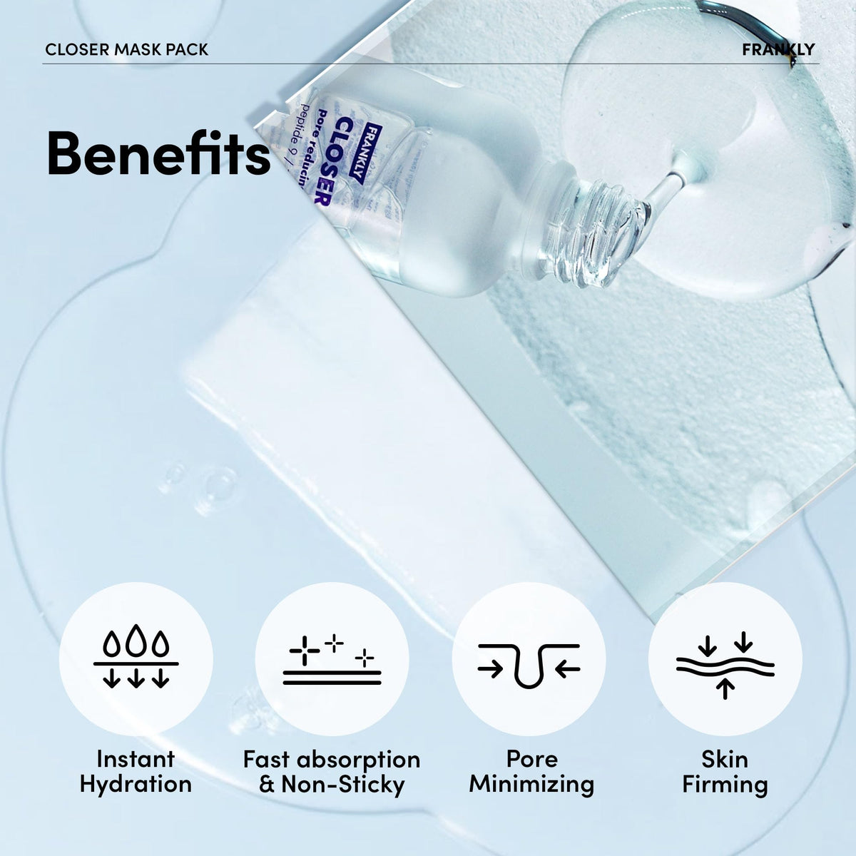 Маска для сужения пор FRANKLY Closer Pore Minimizing Mask